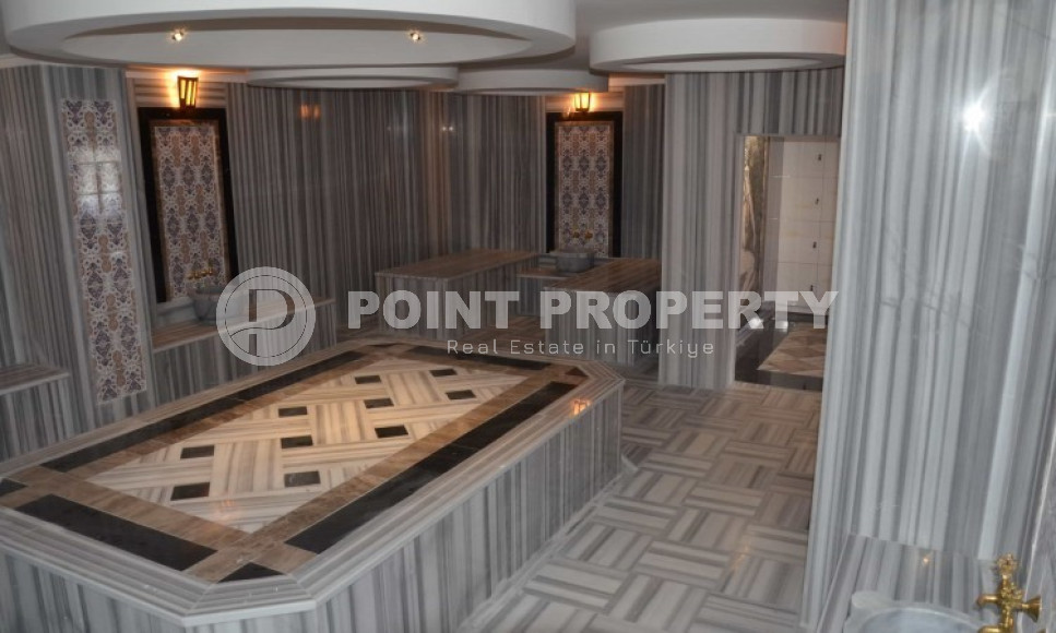 Ухоженная двухкомнатная квартира, 70м², в элитном комплексе в 250м от моря в Кестеле, Алания-id-1686-фото-10