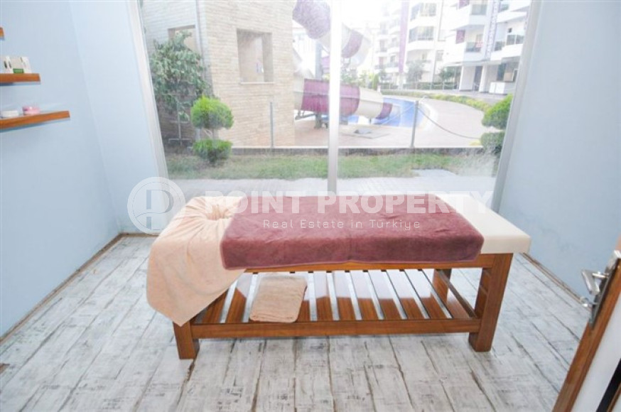 Ухоженная двухкомнатная квартира, 70м², в элитном комплексе в 250м от моря в Кестеле, Алания-id-1686-фото-13