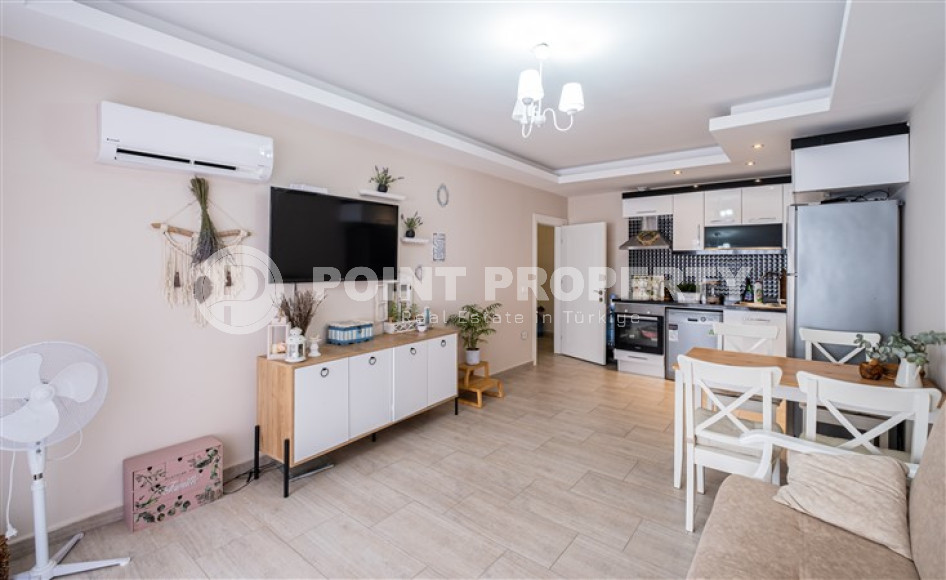 Ухоженная двухкомнатная квартира, 70м², в элитном комплексе в 250м от моря в Кестеле, Алания-id-1686-фото-23