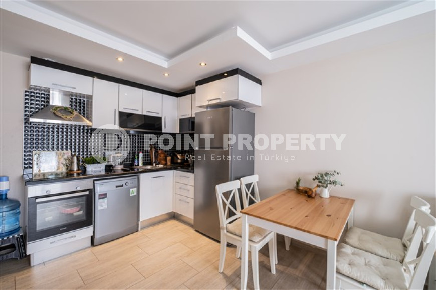 Ухоженная двухкомнатная квартира, 70м², в элитном комплексе в 250м от моря в Кестеле, Алания-id-1686-фото-24