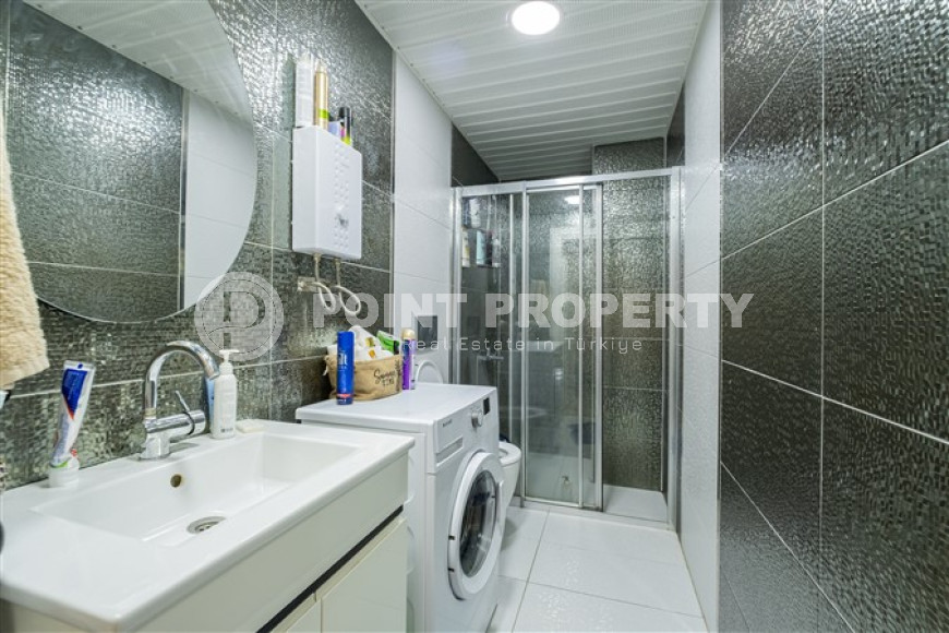 Ухоженная двухкомнатная квартира, 70м², в элитном комплексе в 250м от моря в Кестеле, Алания-id-1686-фото-32