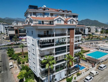 Меблированный дуплекс 142 м² в центре Аланьи с видом на море-id-8823-фото-1