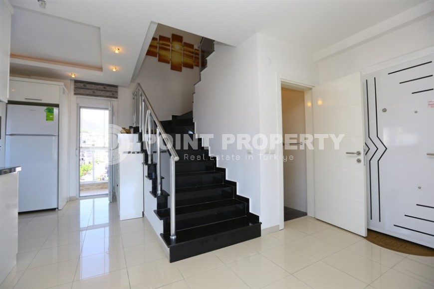Меблированный дуплекс 142 м² в центре Аланьи с видом на море-id-8823-фото-6