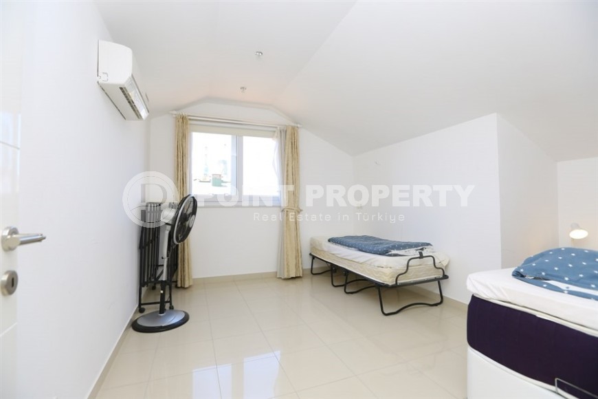 Меблированный дуплекс 142 м² в центре Аланьи с видом на море-id-8823-фото-10