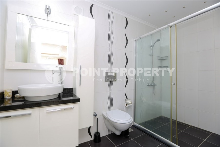 Меблированный дуплекс 142 м² в центре Аланьи с видом на море-id-8823-фото-11