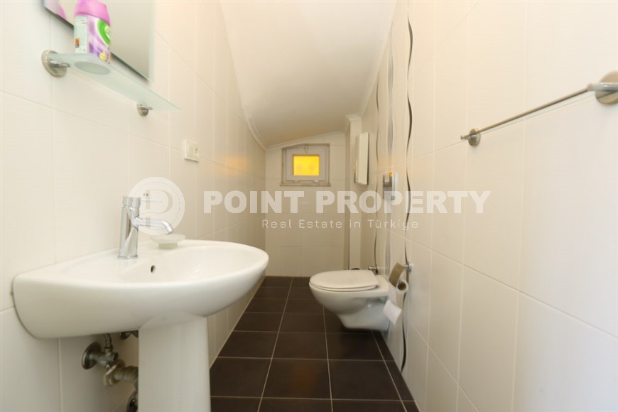 Меблированный дуплекс 142 м² в центре Аланьи с видом на море-id-8823-фото-13