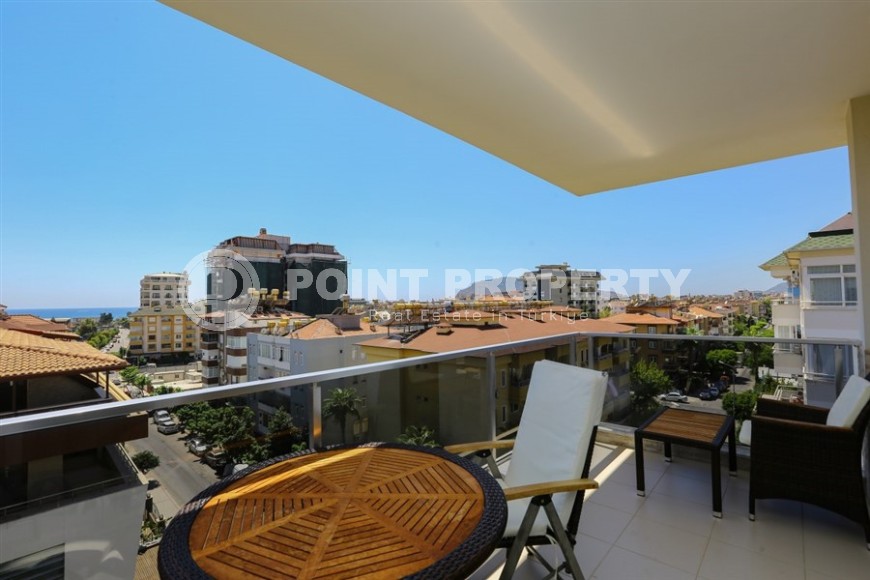 Меблированный дуплекс 142 м² в центре Аланьи с видом на море-id-8823-фото-17