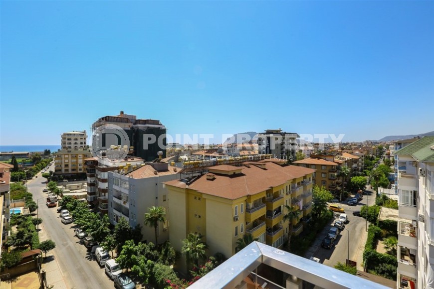 Меблированный дуплекс 142 м² в центре Аланьи с видом на море-id-8823-фото-18