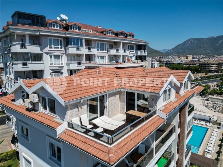 Меблированный дуплекс 142 м² в центре Аланьи с видом на море-id-8823-фото-19