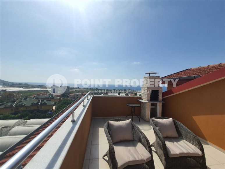 Duplex apartment 180 m² with sea view in Demirtas area, residence permit-id-8835-photo-12