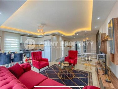 Уютный дуплекс 3+1, 150м², с выходом в сад в комплексе с бассейном, в 500м от моря в Кестеле, Алания-id-1689-фото-3