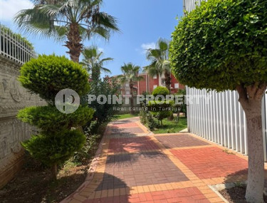 Садовый дуплекс с тремя спальнями, 135м², в резиденции на берегу реки Дим Чай в районе Кестель, Алания-id-1690-фото-2