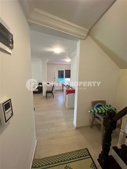 Садовый дуплекс с тремя спальнями, 135м², в резиденции на берегу реки Дим Чай в районе Кестель, Алания-id-1690-фото-13