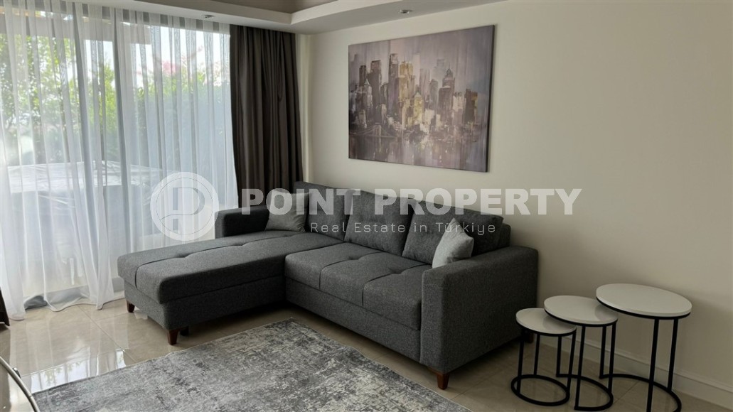 Просторная квартира 79 м² с садом и видом на море в Конаклы-id-8864-фото-3