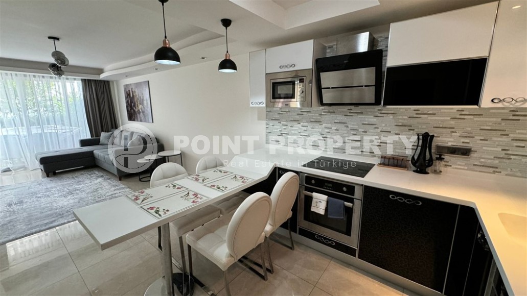 Просторная квартира 79 м² с садом и видом на море в Конаклы-id-8864-фото-5