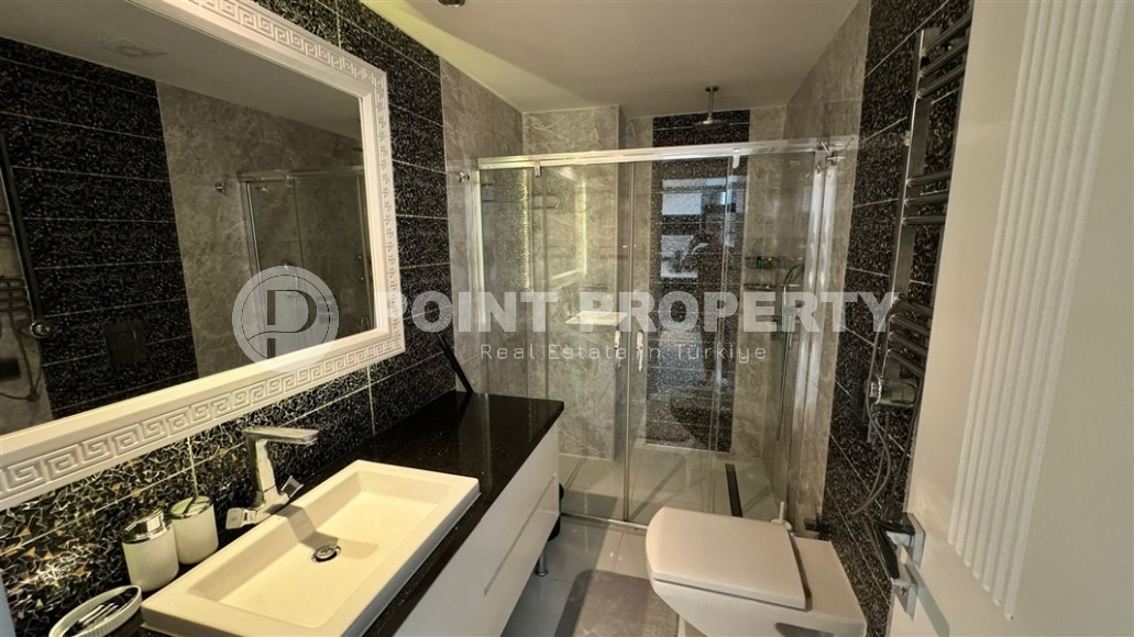 Просторная квартира 79 м² с садом и видом на море в Конаклы-id-8864-фото-10