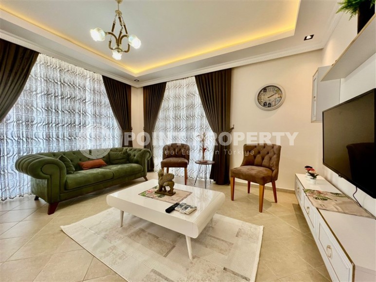 Стильная квартира 100 м² с видом на море в районе Махмутлар-id-8868-фото-2