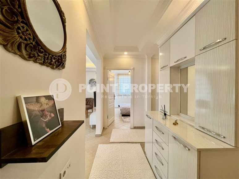 Стильная квартира 100 м² с видом на море в районе Махмутлар-id-8868-фото-9