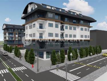 Трехкомнатный пентхаус, 120м², в доме на этапе строительства в центре Алании, 300м от моря-id-1691-фото-2