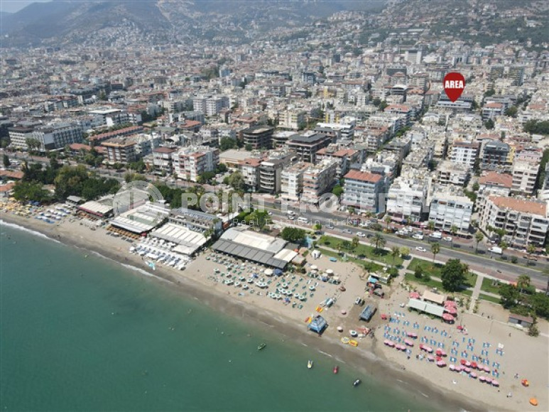 Трехкомнатный пентхаус, 120м², в доме на этапе строительства в центре Алании, 300м от моря-id-1691-фото-8