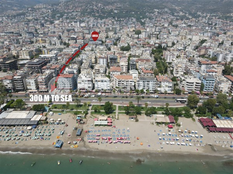 Трехкомнатный пентхаус, 120м², в доме на этапе строительства в центре Алании, 300м от моря-id-1691-фото-11