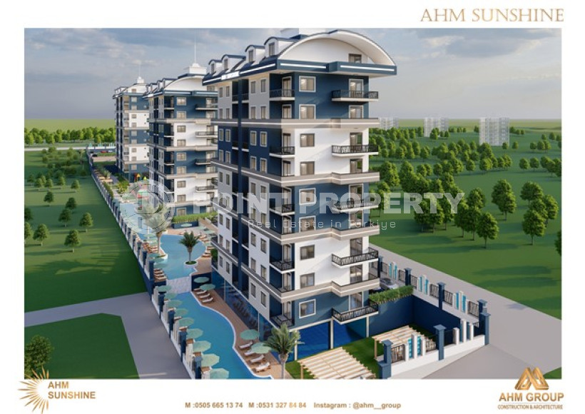 Новый масштабный проект с отельной инфраструктурой в районе Алании Паяллар по выгодной цене-id-1692-фото-3