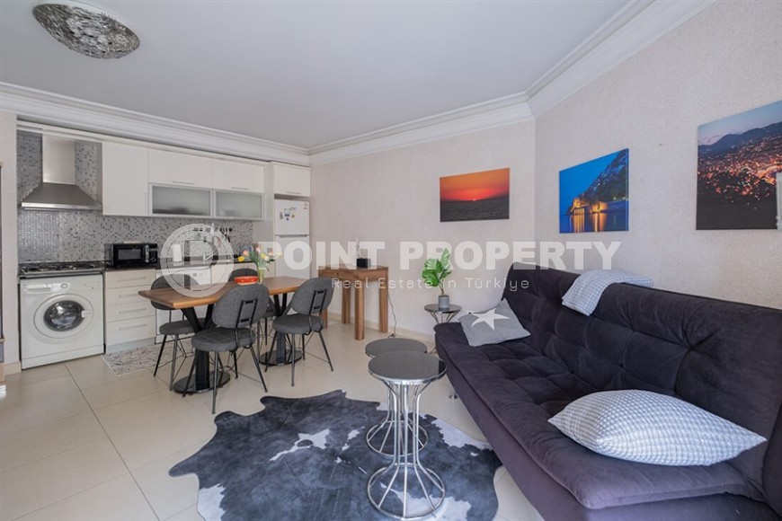 Уютная квартира 60 м² в центре Аланьи у пляжа Клеопатры-id-8881-фото-3