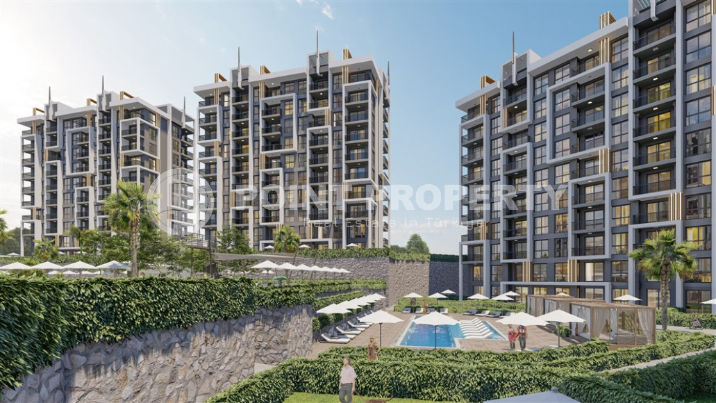 Апартаменты на продажу в современном жилом комплексе в 800 м от Средиземного моря.-id-1006-фото-11