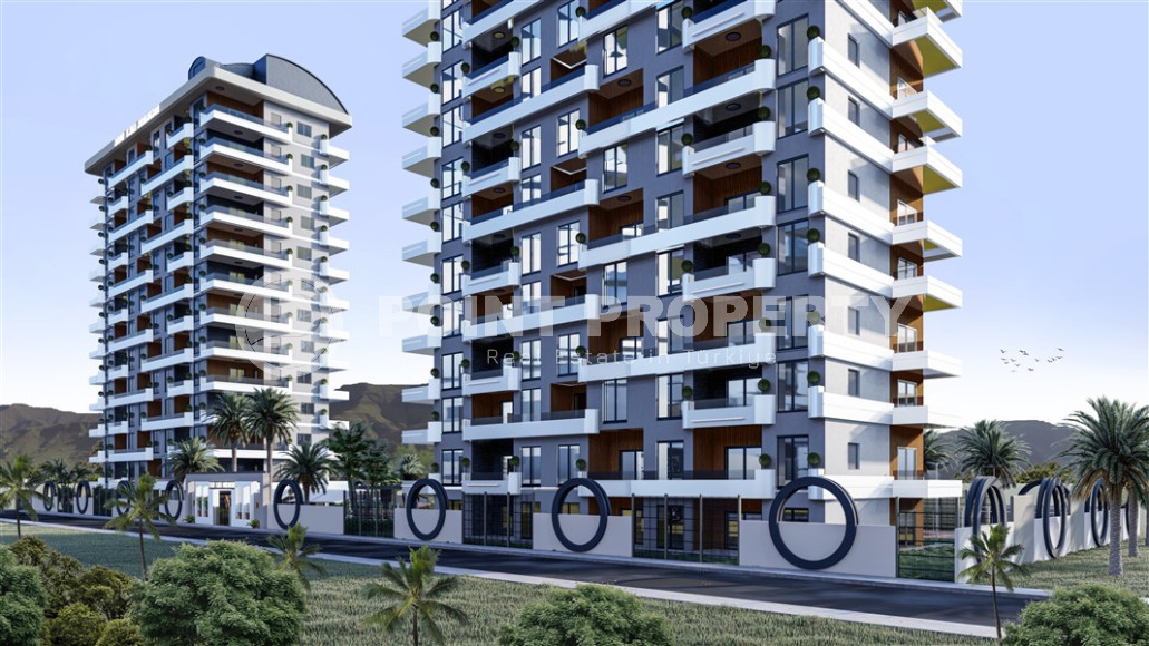 A new stylish investment project under construction from a reliable developer in Alanya. Wide infrastructure, various layouts. From 55 m2.-id-1100-photo-1