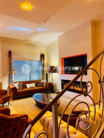 Садовый дуплекс 3+2, 180 м² с видом на море в Кестеле-id-8916-фото-3