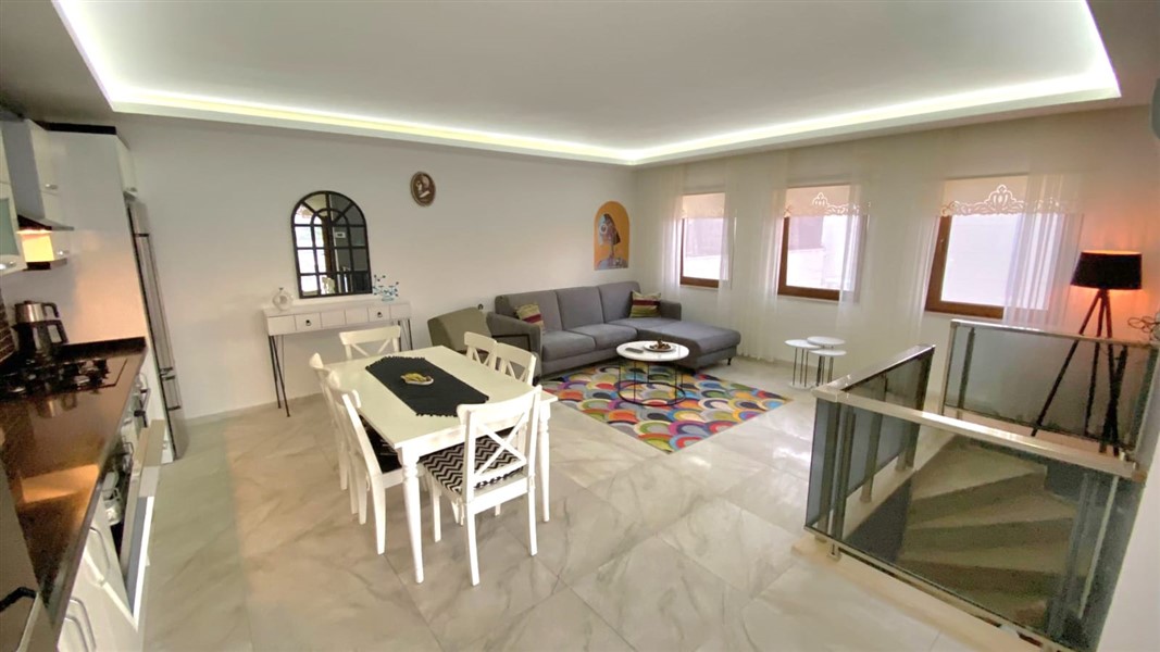 Two-storey villa 120 m² with pool and garden in Kargicak-id-8922-photo-1