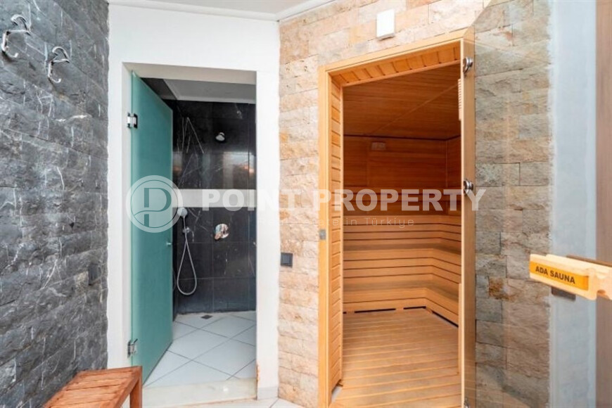 Стильная квартира 100 м² с видом на море в центре Аланьи-id-8929-фото-16