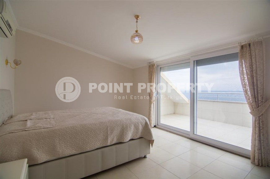 Потрясающий видовой пентхаус 3+1, 170м², на первой береговой линии в районе Алании - Кестель-id-1696-фото-15