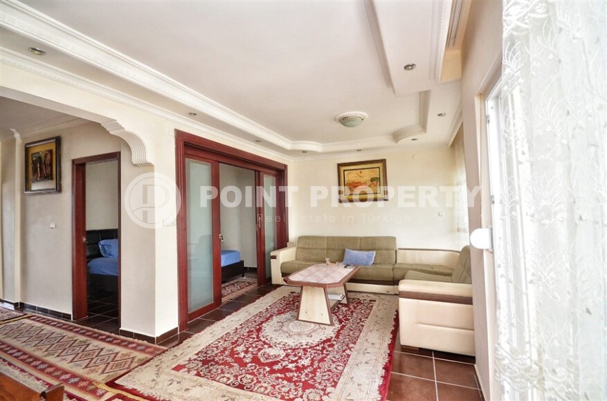 Уютная квартира с видом на море в Махмутларе, 95 м², на первой береговой линии-id-8952-фото-3