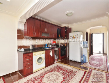 Уютная квартира с видом на море в Махмутларе, 95 м², на первой береговой линии-id-8952-фото-5