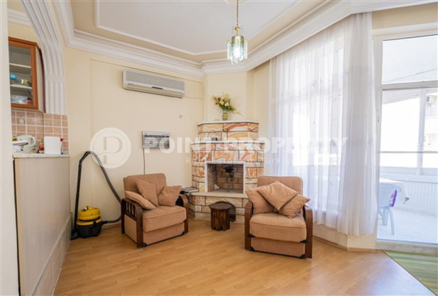 Меблированная трехэтажная вилла с тремя спальнями, 150м², у моря, в районе Алании Паяллар-id-1701-фото-11