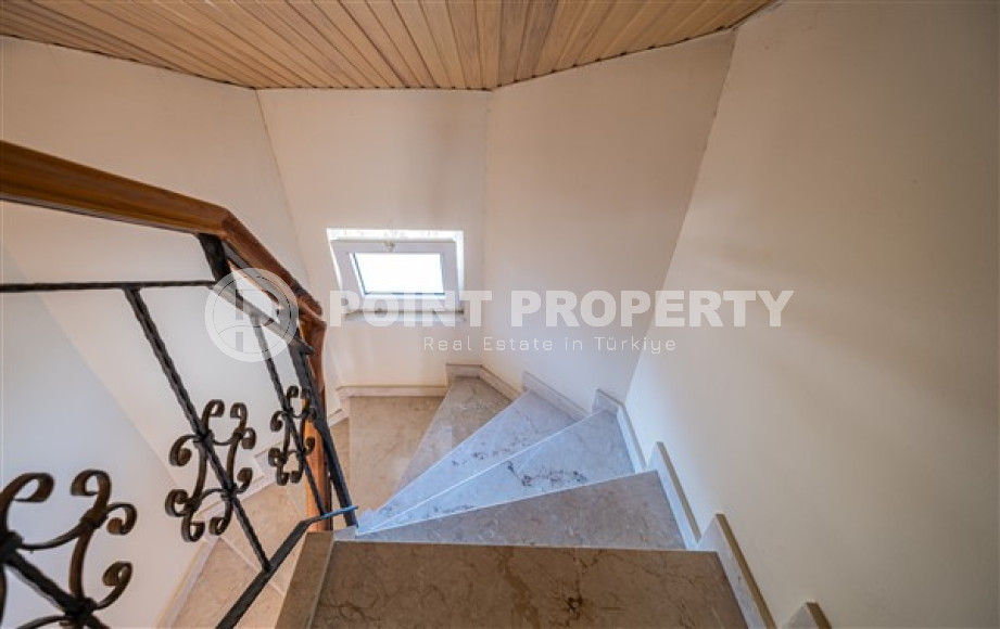 Меблированная трехэтажная вилла с тремя спальнями, 150м², у моря, в районе Алании Паяллар-id-1701-фото-40