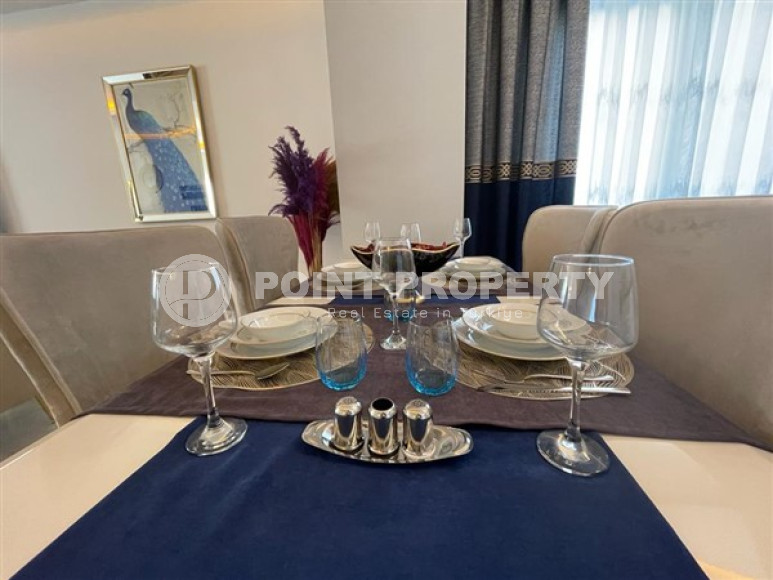 Spacious elegant three bedroom penthouse, 180m², 350m from the sea in Mahmutlar, Alanya-id-1702-photo-5