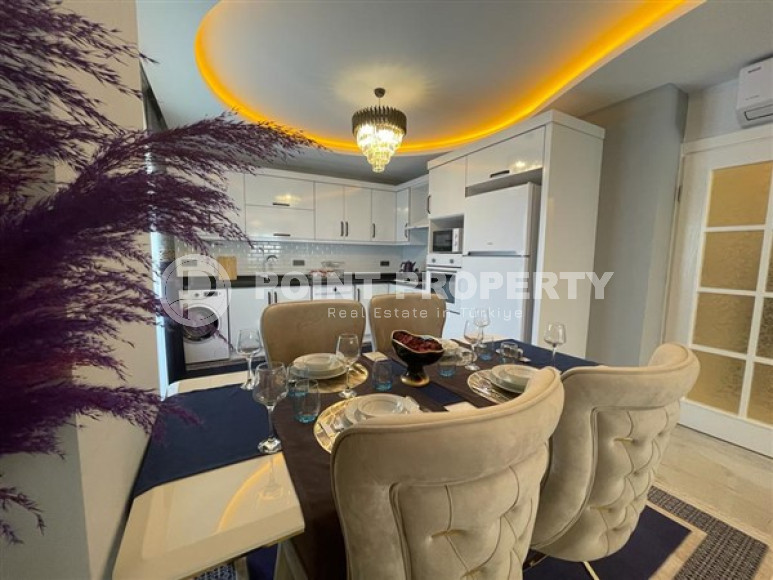 Spacious elegant three bedroom penthouse, 180m², 350m from the sea in Mahmutlar, Alanya-id-1702-photo-6