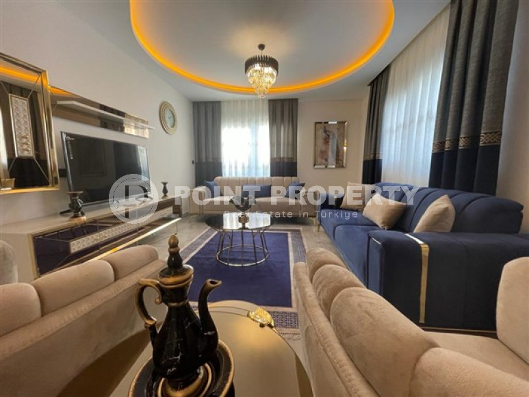 Spacious elegant three bedroom penthouse, 180m², 350m from the sea in Mahmutlar, Alanya-id-1702-photo-7