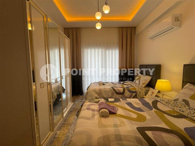 Spacious elegant three bedroom penthouse, 180m², 350m from the sea in Mahmutlar, Alanya-id-1702-photo-12