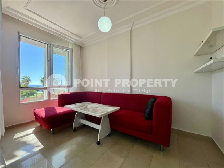 Центр Алании: меблированная трехкомнатная квартира, 85м², с видом на пляж Клеопатры-id-1703-фото-3