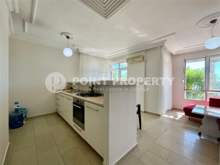 Центр Алании: меблированная трехкомнатная квартира, 85м², с видом на пляж Клеопатры-id-1703-фото-5