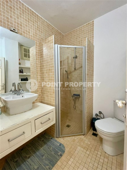 Центр Алании: меблированная трехкомнатная квартира, 85м², с видом на пляж Клеопатры-id-1703-фото-7