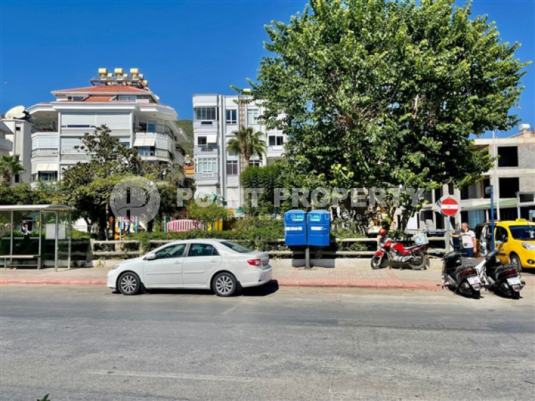 Центр Алании: меблированная трехкомнатная квартира, 85м², с видом на пляж Клеопатры-id-1703-фото-18