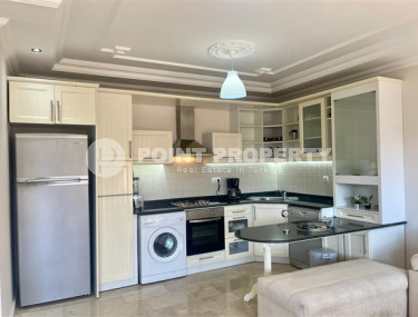 Меблированная квартира с одной спальней, 70м², в центре Алании в комплексе с инфраструктурой-id-1704-фото-2