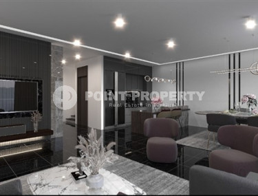 New residence project of three-storey villas 3+1, 210m², in Turkler, 600 meters from the sea-id-1705-photo-5