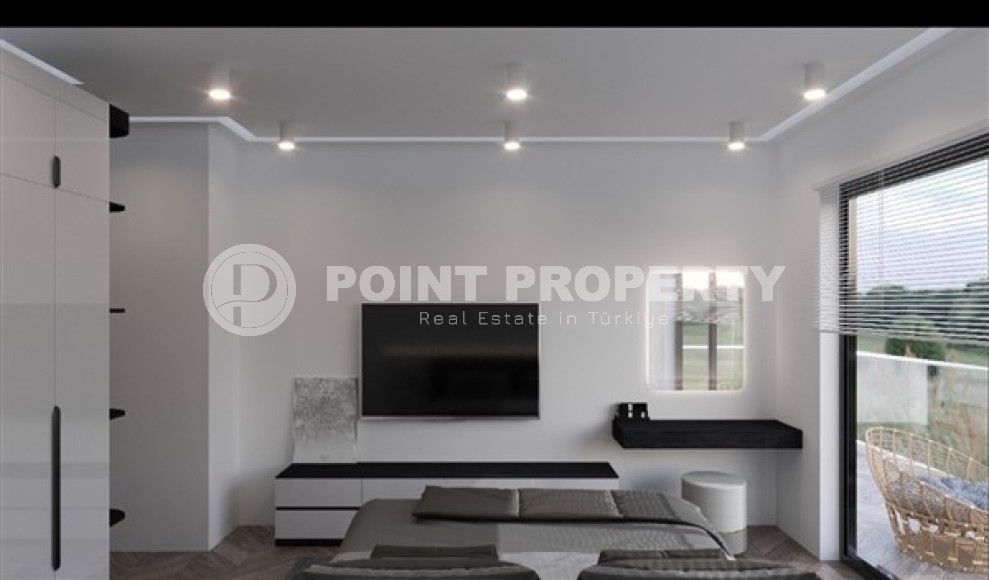 Новый проект резиденции из трехэтажных вилл 3+1, 210м², в Тюрклере, в 600 метрах от моря-id-1705-фото-7