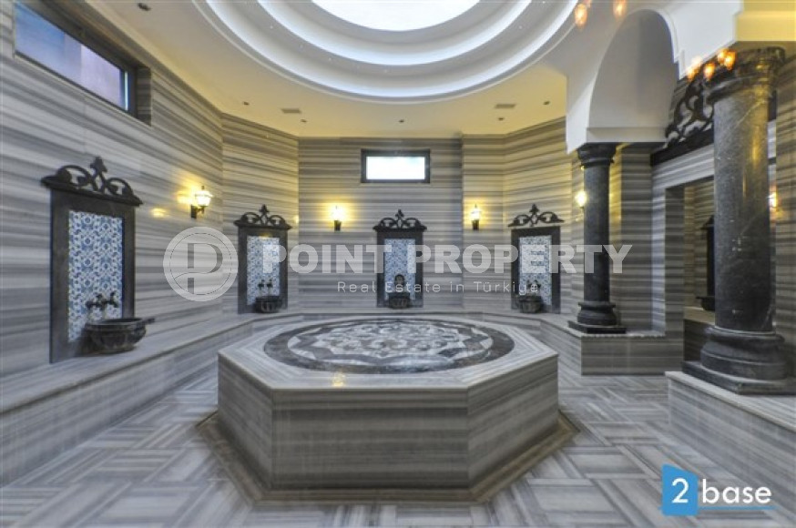 Elegant five-room penthouse, 230 m², with mountain views in a luxury complex in Cikcilli, Alanya-id-1706-photo-12