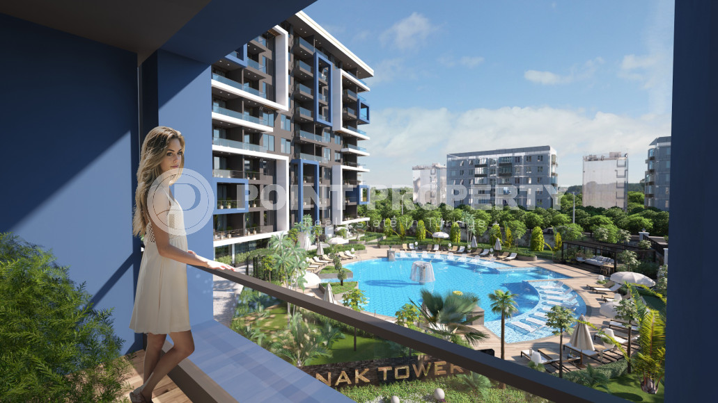 Apartments in a new investment project with magnificent views of the mountains and sea, just 500 m from the famous Cleopatra Beach-id-1104-photo-4